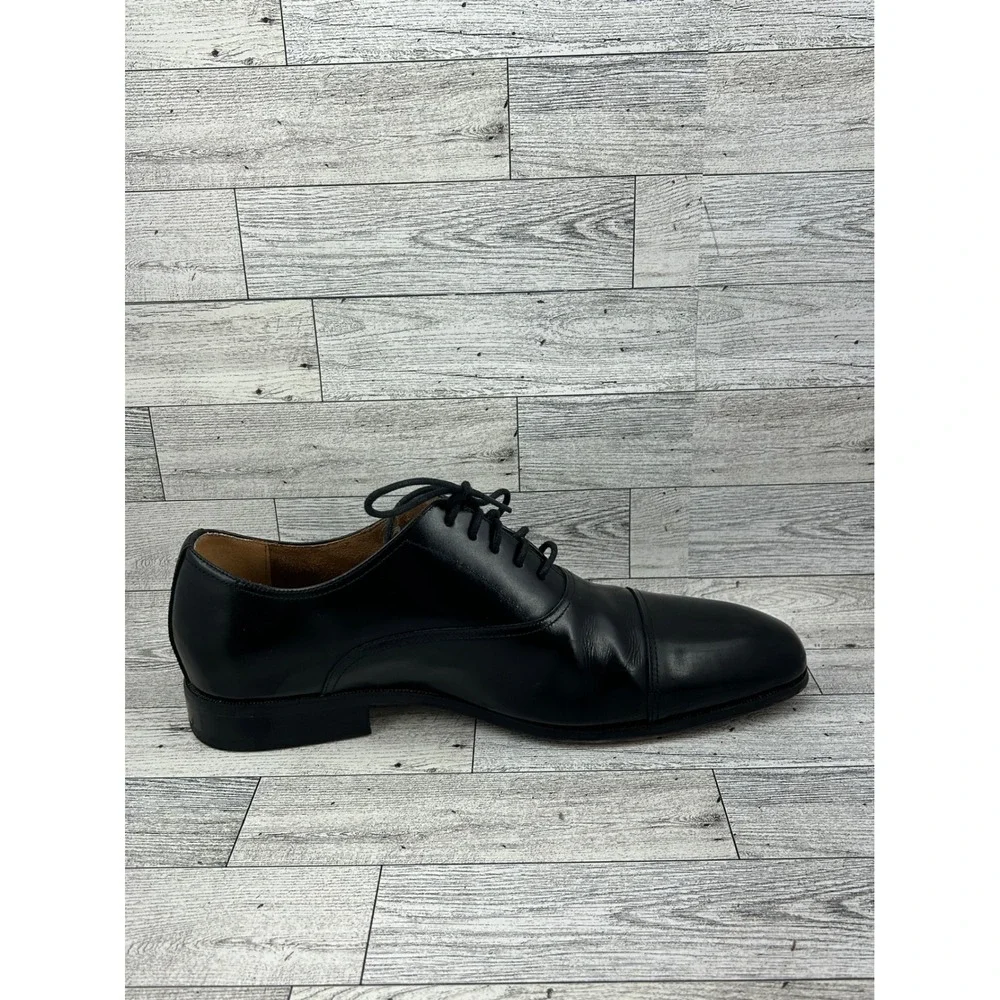 Florsheim Men Black Leather Cap Toe Oxford Dress Shoes 11339-001 Size 9D